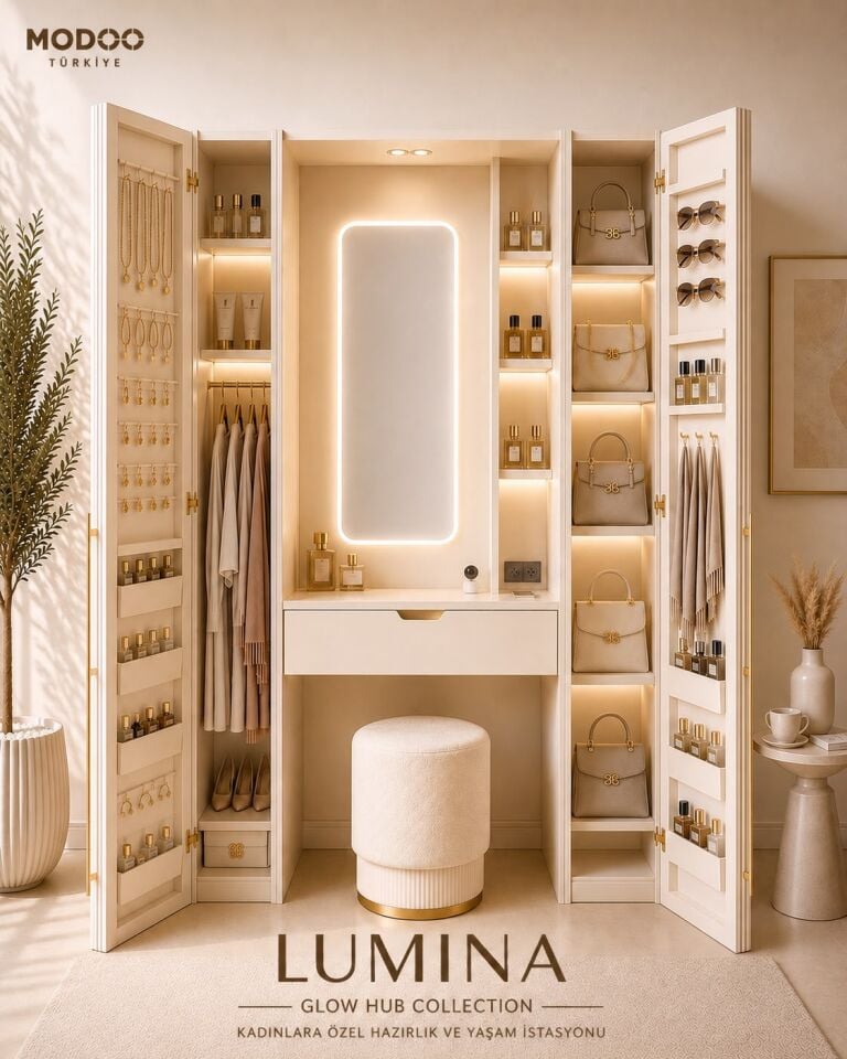LUMINA | Premium Hazırlık ve Giyinme İstasyonu