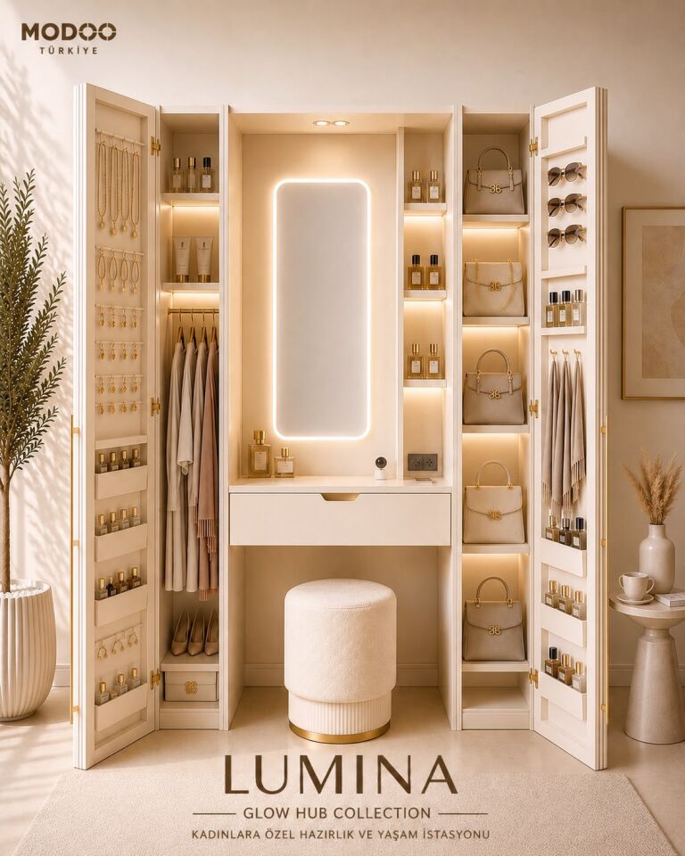 LUMINA | Premium Hazırlık ve Giyinme İstasyonu