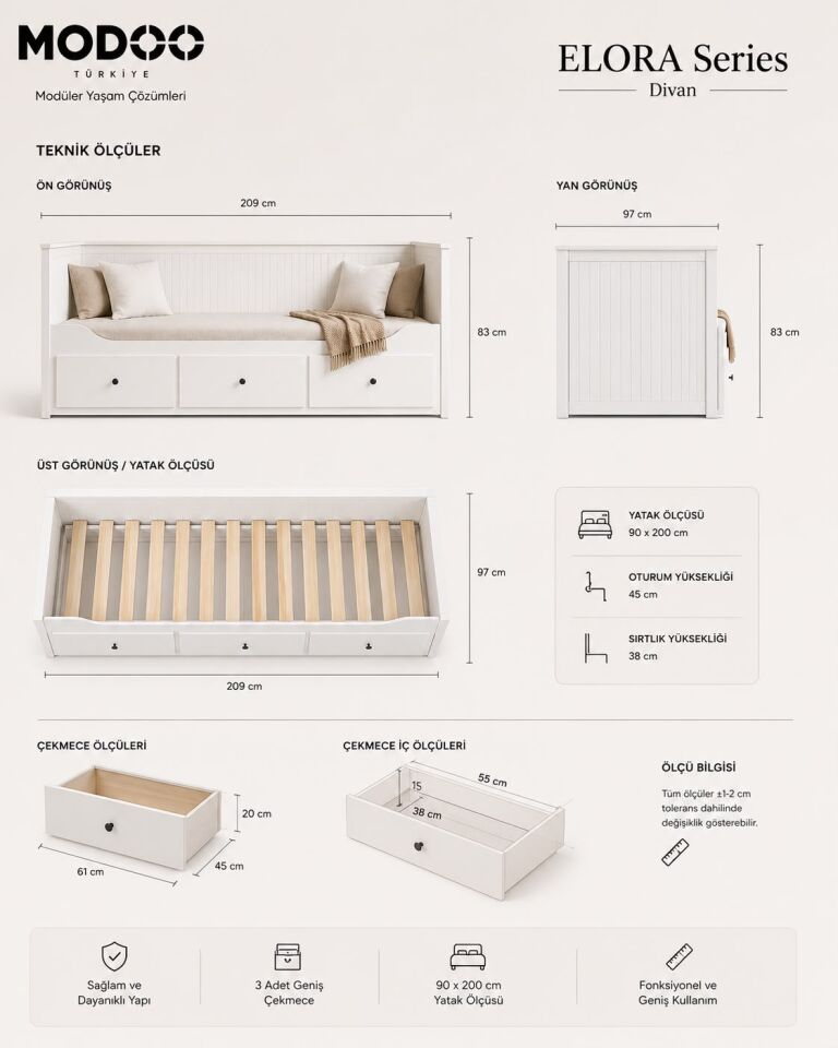 ELORA | Premium Divan