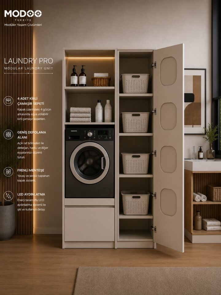 LAUNDRY PRO | Premium Çamaşır Düzenleme Ünitesi