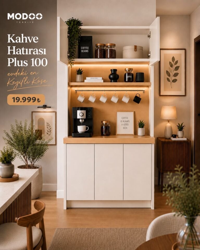 Modoo Kahve Hatırası Plus 100  Modüler Kahve Köşesi