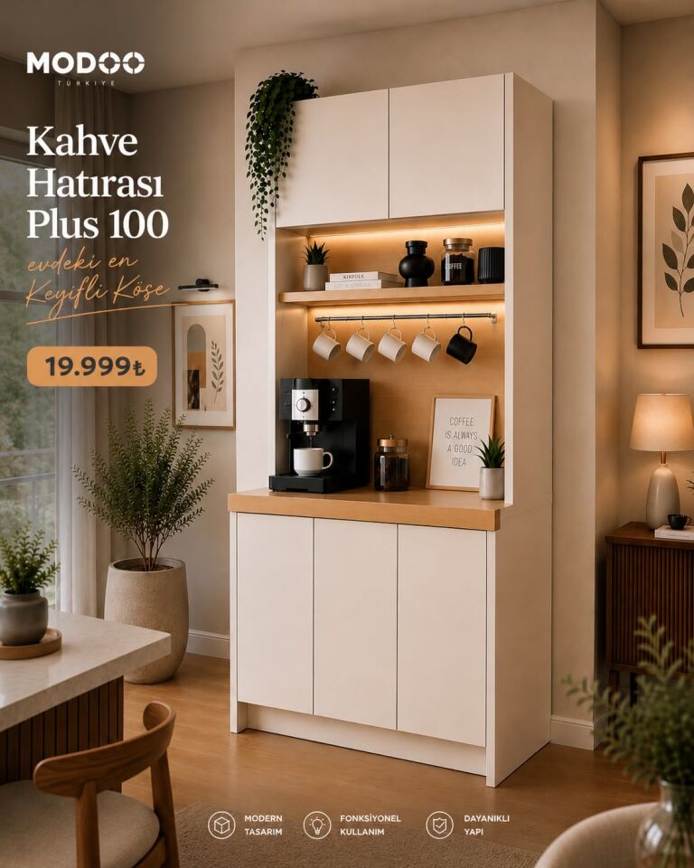Modoo Kahve Hatırası Plus 100  Modüler Kahve Köşesi