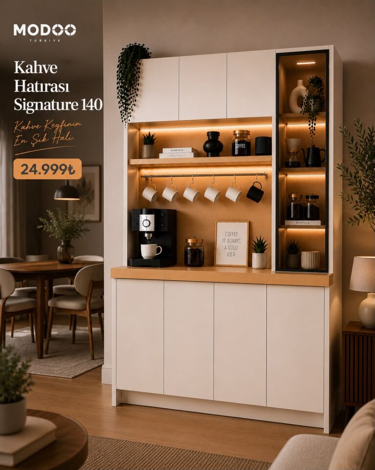 Modoo Kahve Hatırası Plus 140   Modüler Kahve Köşesi