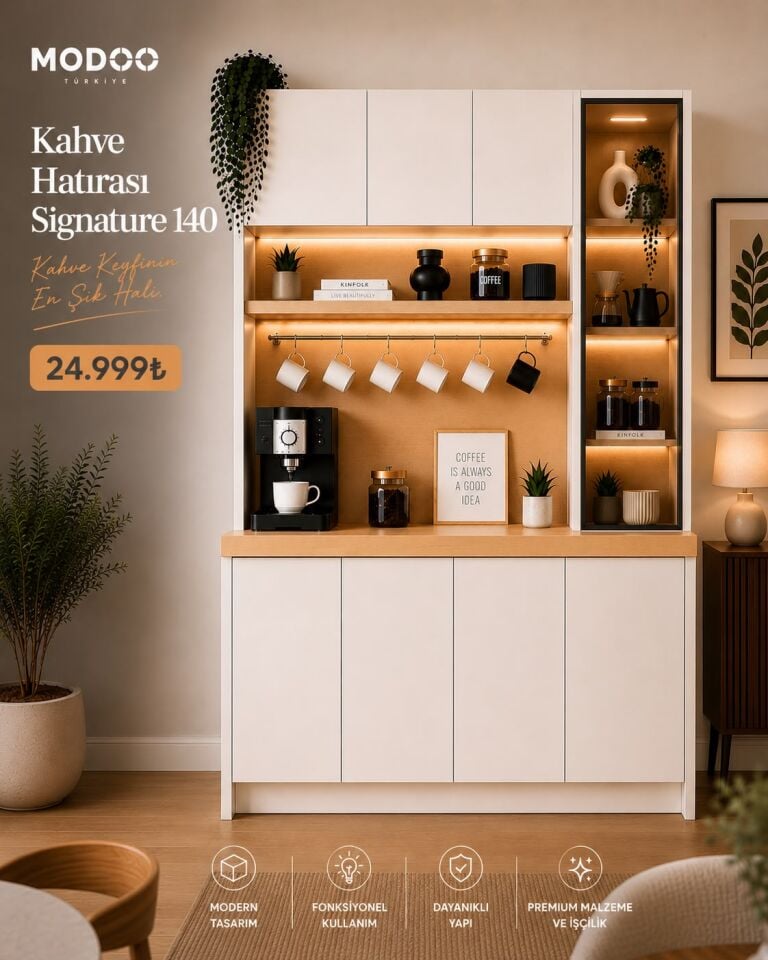 Modoo Kahve Hatırası Plus 140   Modüler Kahve Köşesi