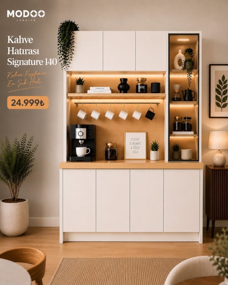 Modoo Kahve Hatırası Plus 140   Modüler Kahve Köşesi