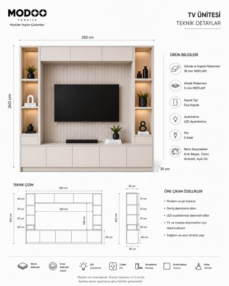 Modoo Line TV Ünitesi 250