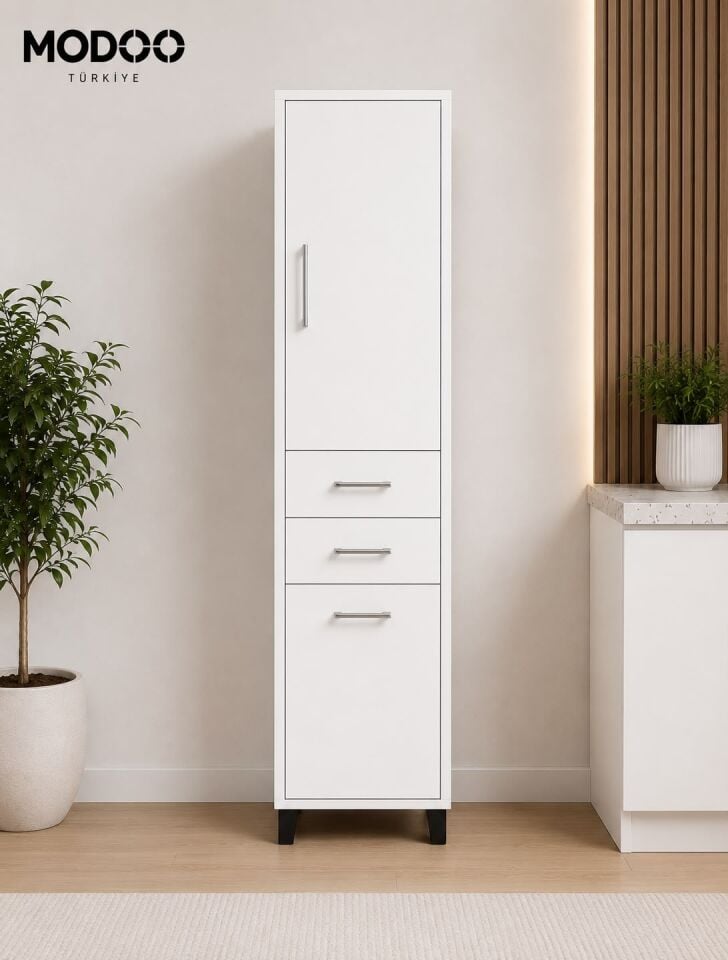 Modoo Çok Amaçlı Banyo Boy Dolabı 40 cm