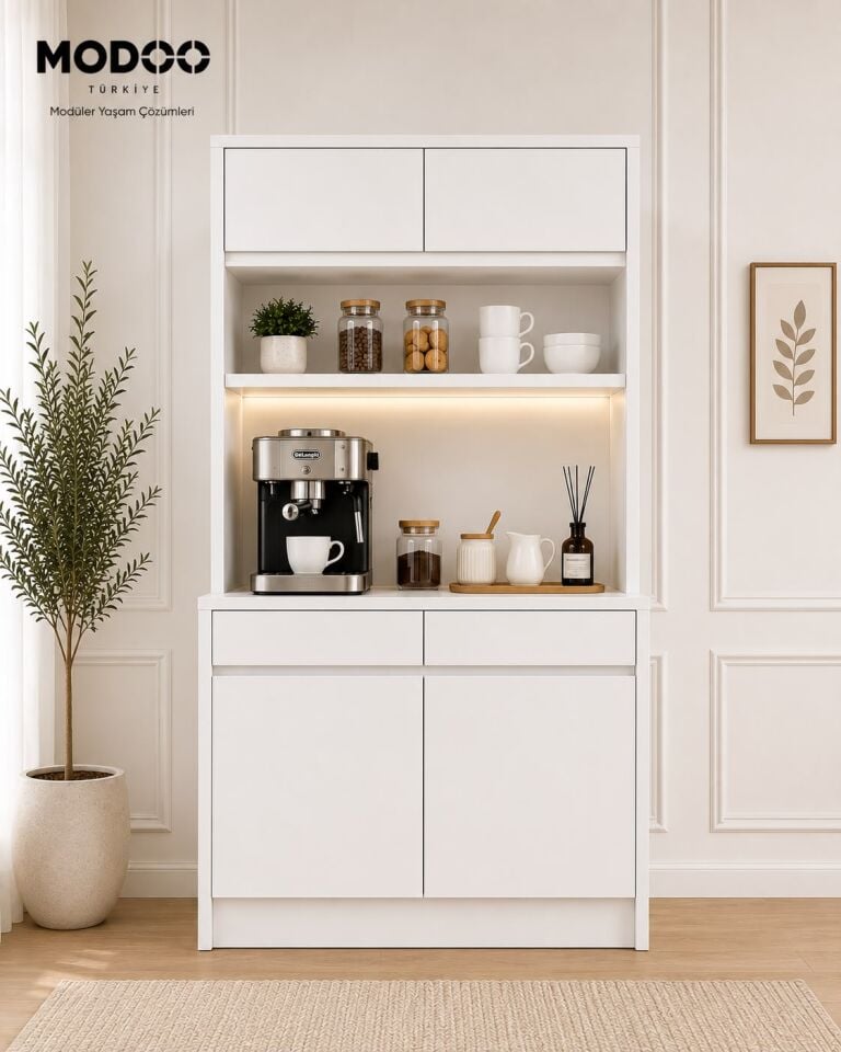 Modoo Coffee Hub 120 Kahve Köşesi Dolabı